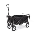 Collapsible Folding Outdoor Utility Wagon - Black