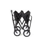Collapsible Folding Outdoor Utility Wagon - Black