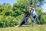 Heavy Duty 10 Cu Ft Garden Cart with Wheels