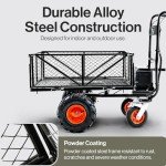 Electric Utility Service Cart for Farm & Garden