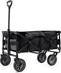 BLACK+DECKER Collapsible Utility Wagon in Black
