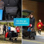 BLACK+DECKER Collapsible Utility Wagon in Black