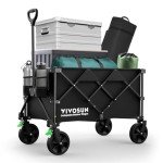 VIVOSUN 350 lb Collapsible Outdoor Utility Wagon