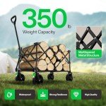 VIVOSUN 350 lb Collapsible Outdoor Utility Wagon
