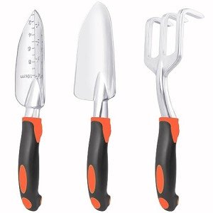 Heavy-Duty 3-Piece Gardening Tools Set