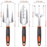 Heavy-Duty 3-Piece Gardening Tools Set