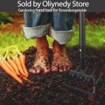 Heavy-Duty Stirrup Hoe and Cultivator Garden Tool