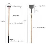 KYLIN 6-Piece Garden Tools Set with Long Handles