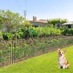 Getlay 40” Tall Garden Fence with Gate, 12 Panels