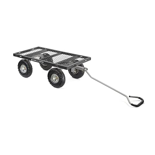 800 Pound Capacity Heavy Duty Steel Mesh Utility Cart