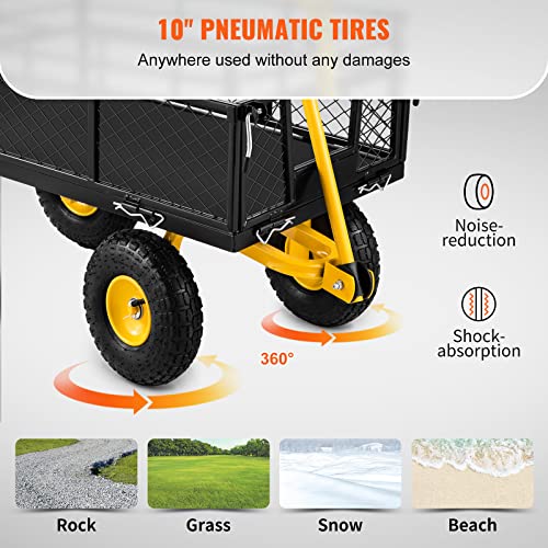VEVOR Heavy Duty Garden Cart, 900 lbs Capacity