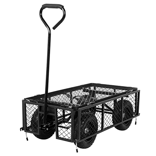 BILT HARD 400 lbs Steel Garden Cart with Rotating Handle