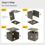 31 Gallon Waterproof Outdoor Storage Box - Grey