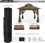 ABCCANOPY 13x13 Pop Up Gazebo with Mosquito Netting