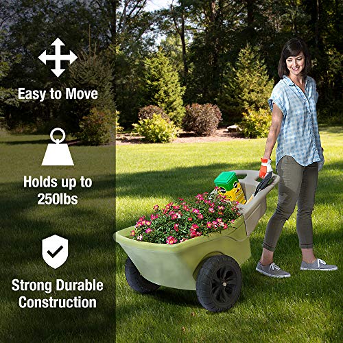 Simplay3 Easy Haul Wheelbarrow with Tool Storage Tray