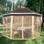 Yaheetech 13x13 Hexagonal Pop-Up Patio Gazebo