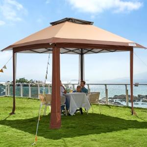Quictent 10'x10' Outdoor Canopy Tent with Sun Protection