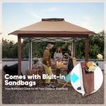 Quictent 10'x10' Outdoor Canopy Tent with Sun Protection
