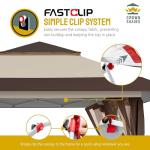 CROWN SHADES 13x13 Pop Up Gazebo Tent