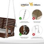 VINGLI Heavy Duty 880 LBS Outdoor Porch Swing