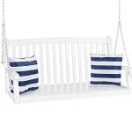 Wood Porch Swing Bench for Outdoor Relaxation