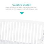 Wood Porch Swing Bench for Outdoor Relaxation