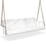 VINGLI Heavy Duty Outdoor Wooden Porch Swing