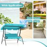 Tangkula 3-Person Outdoor Porch Swing with Canopy