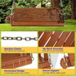 VINGLI Heavy Duty 5 FT Wooden Porch Swing