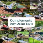Sunnydaze Heavy-Duty Quilted Double Hammock