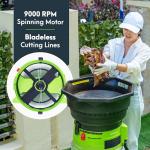 GreenSweep XL Bladeless Leaf Shredder & Mulcher