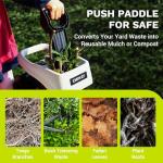 15-Amp Electric Wood Chipper Shredder with Bag