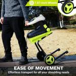 15-Amp Electric Wood Chipper Shredder with Bag