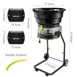 DEKOPRO 13-Amp Electric Leaf Mulcher/Shredder