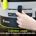 DEKOPRO 13-Amp Electric Leaf Mulcher/Shredder