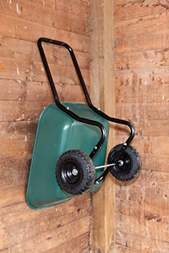Garden Star Dual-Wheel Wheelbarrow/Garden Cart