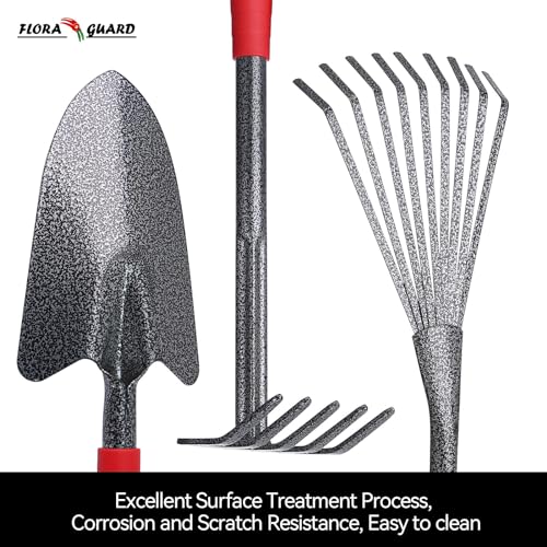 6-Piece FLORA GUARD Heavy-Duty Garden Tool Set