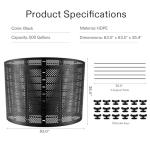 VIVOSUN 500 Gallon Expandable Outdoor Compost Bin