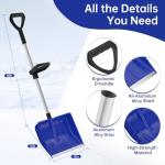 Lightweight Ergonomic Snow Shovel with Dual Handles