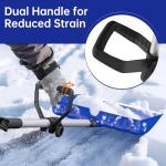 Lightweight Ergonomic Snow Shovel with Dual Handles