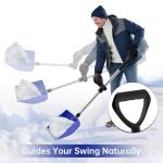 Lightweight Ergonomic Snow Shovel with Dual Handles