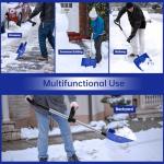 Lightweight Ergonomic Snow Shovel with Dual Handles