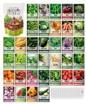 Survival Vegetable Seed Kit with 35 Varieties