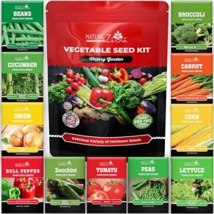 Heirloom Vegetable and Fruit Seeds Variety Pack