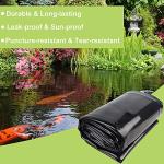 10x15 FT Heavy Duty Pond Liner for Koi