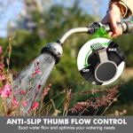 Metal Garden Hose Wand with 10 Spray Patterns