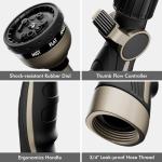 Metal Garden Hose Wand with 10 Spray Patterns