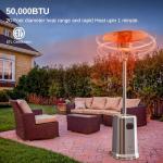 EAST OAK 50,000 BTU Propane Patio Heater