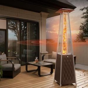 EAST OAK 48,000 BTU Pyramid Patio Heater