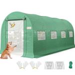 Large Walk-in Greenhouse with Galvanized Steel Frame & Windows